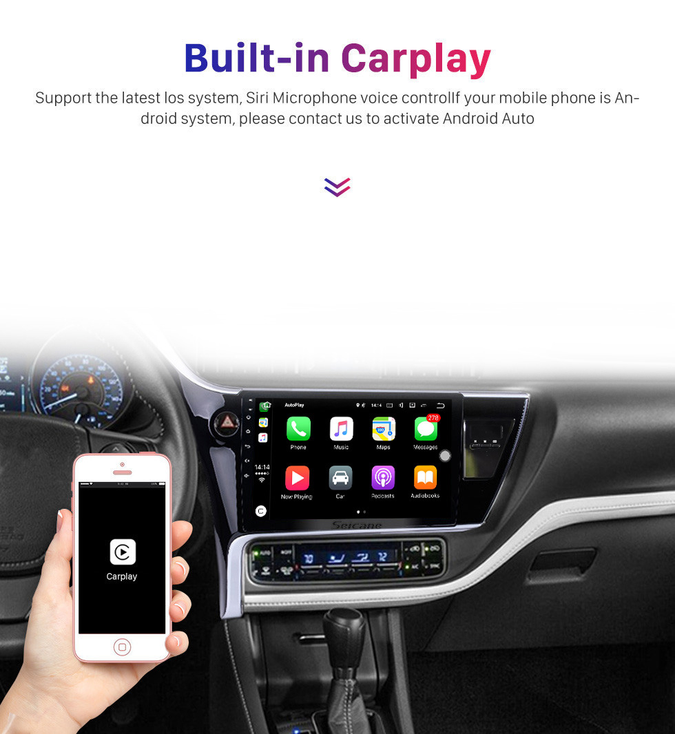 Seicane 2017 Toyota Corolla (LHD) left driving 10.1 inch Android 10.0 Radio GPS Navigation System Bluetooth HD 1024*600 Touch Screen WiFi Mirror Link Seicane 2017 Toyota Corolla (LHD) left driving 10.1 inch Android 10.0 Radio GPS Navigation System Bluetooth HD 1024*600 Touch Screen WiFi Mirror Link