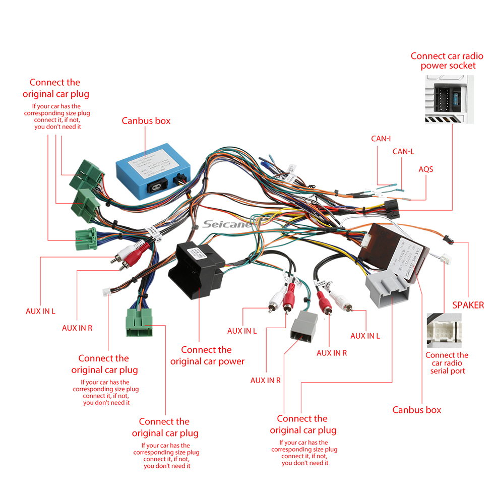 Seicane Radio à écran tactile Android 10 pour mise à niveau stéréo Volvo XC60 RHD 2006-2010 avec prise en charge Bluetooth Carplay Caméra de recul WIFI Commande au volant