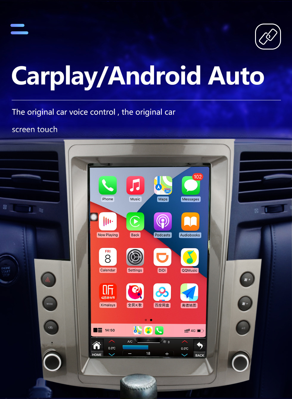 Seicane 12.1 inch Car Radio Android 10.0 for 2007-2009 Lexus LX570 GPS Navigation System With Bluetooth Carplay support OBD2 DVR TPMS Seicane 12.1 inch Car Radio Android 10.0 for 2007-2009 Lexus LX570 GPS Navigation System With Bluetooth Carplay support OBD2 DVR TPMS