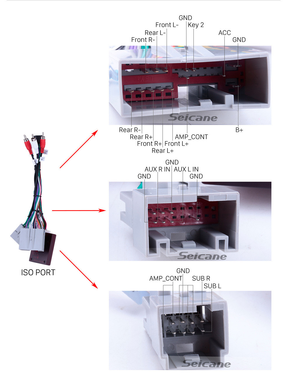 Seicane Estéreo para automóvil Android 10.0 de 12.1 &amp;quot;para Ford Mustang F150 2008-2012 Carplay incorporado DSP Soporte Bluetooth Radios FM / AM Cámara externa para automóvil Control del volante