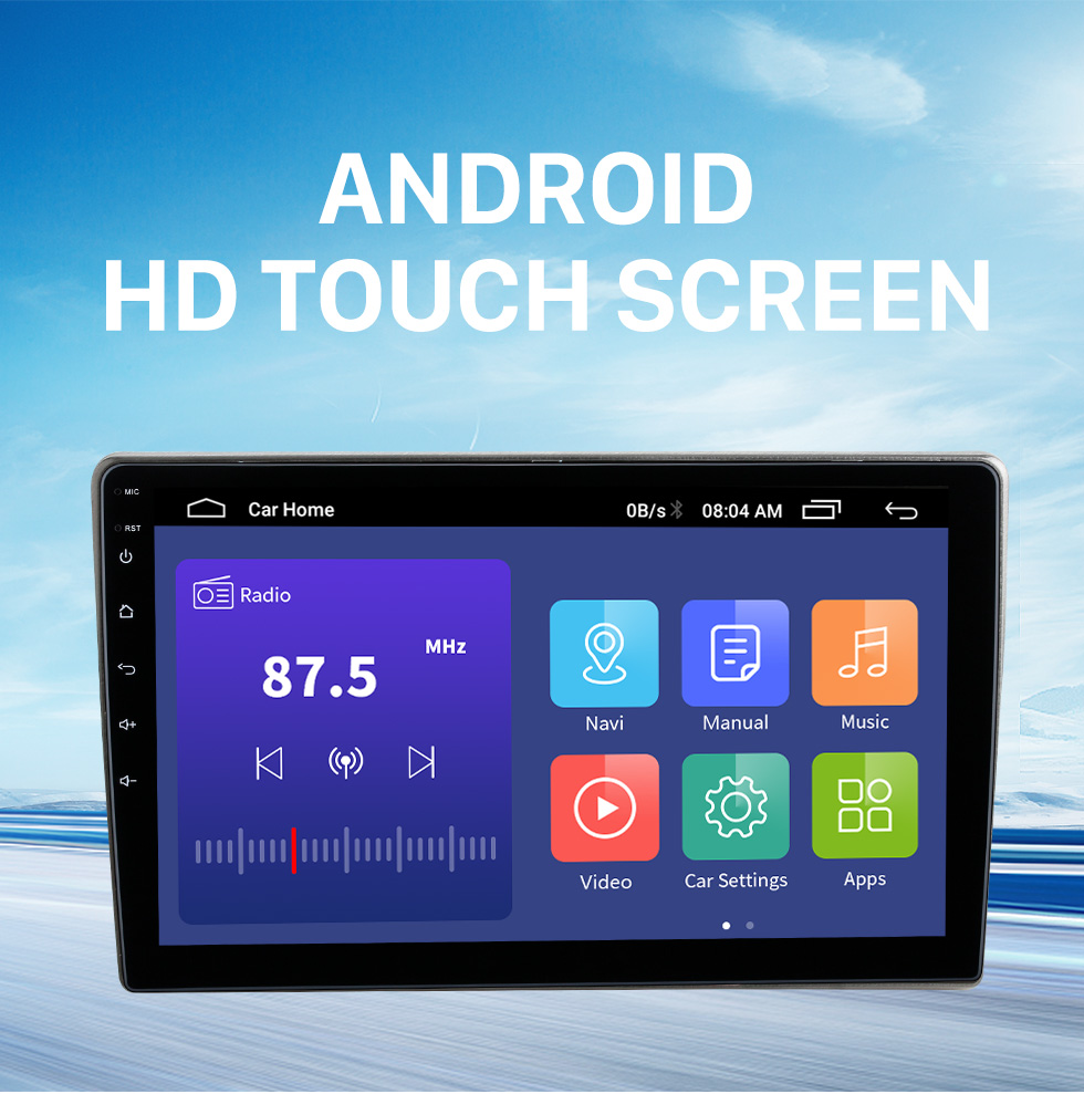 Seicane 9 pulgadas Android 10.0 para 2021 Chevrolet N400 Sistema de navegación GPS estéreo con pantalla táctil Bluetooth compatible con cámara de visión trasera
