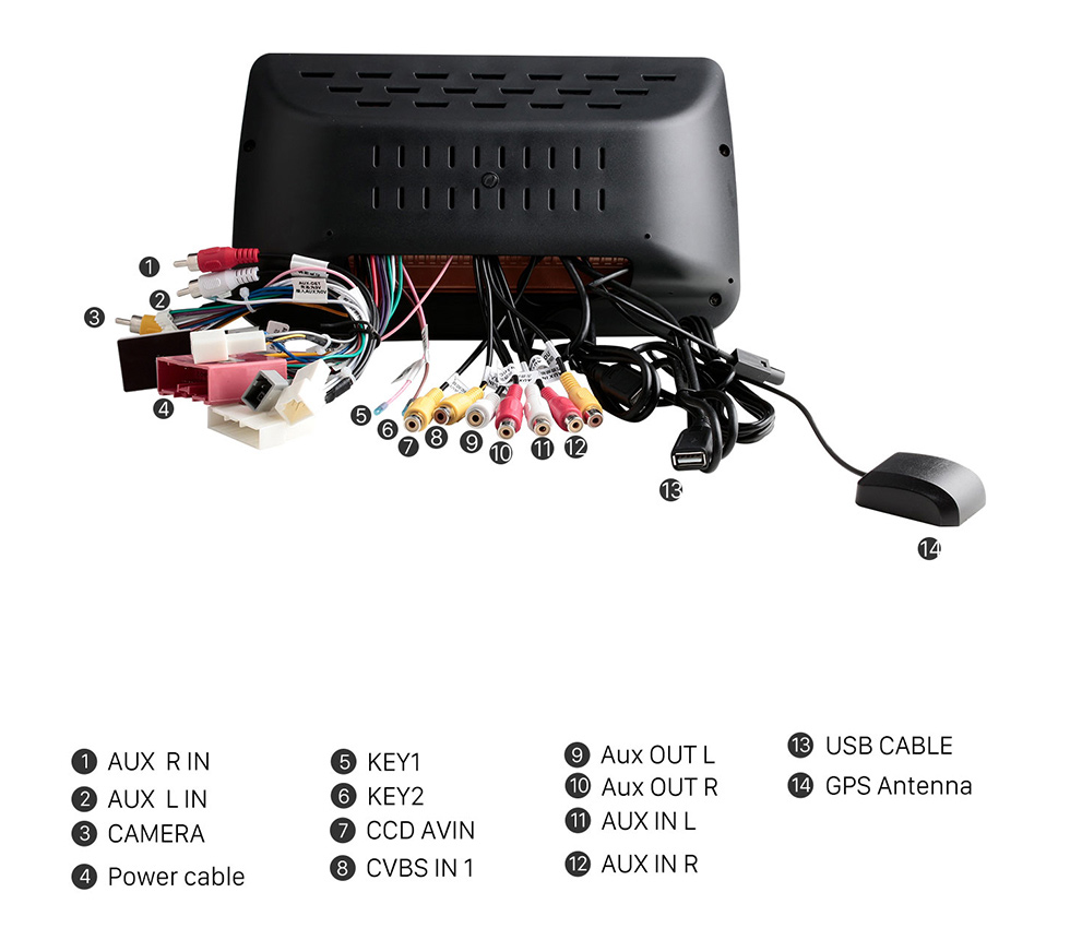 Seicane 9 pouces Android 13.0 pour 2014 2015 2016-2021 MAZDA 2 CX-3 Système de navigation GPS stéréo avec prise en charge de l&amp;#39;écran tactile Bluetooth Caméra de recul