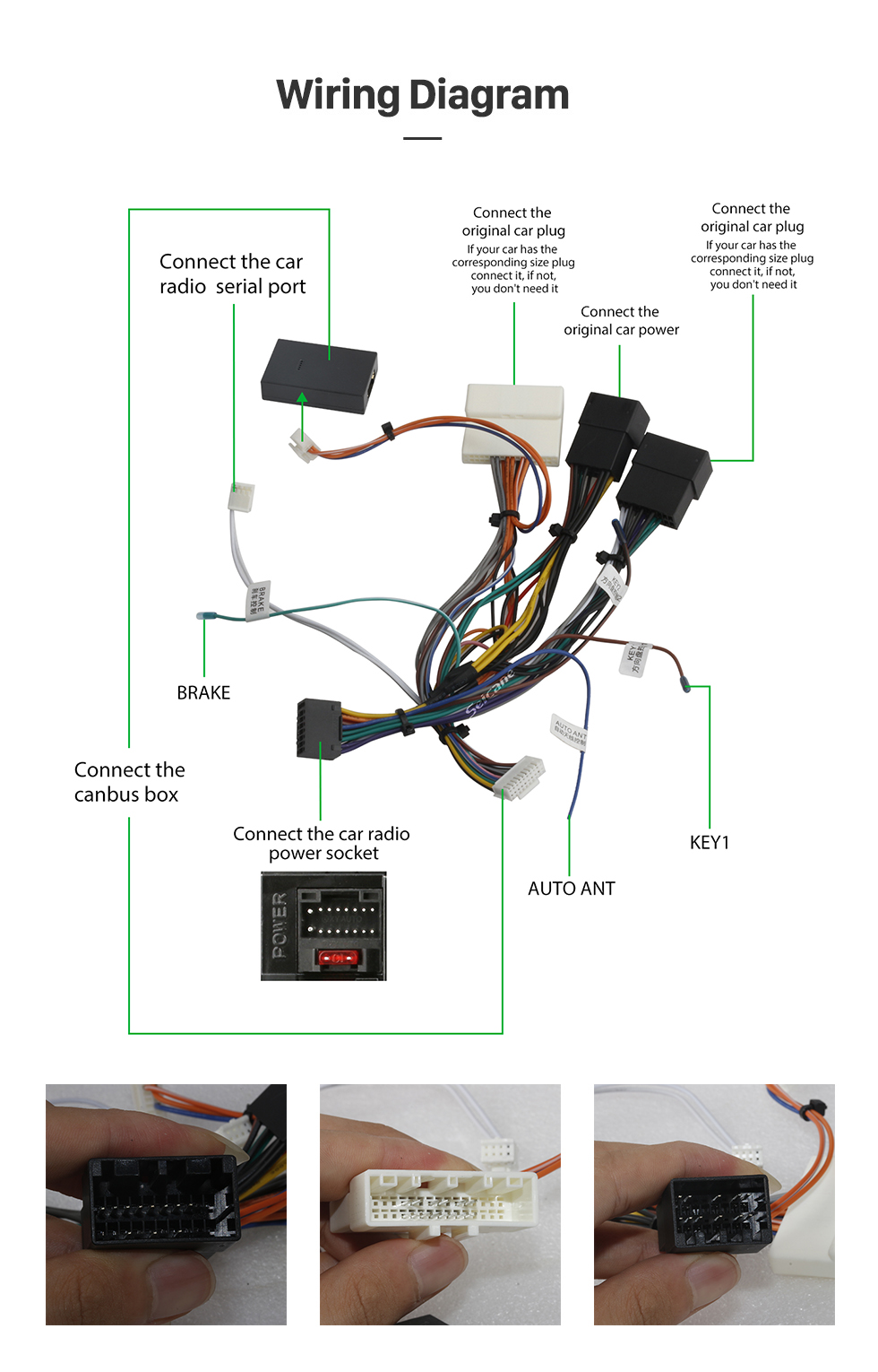 Seicane Stéréo à écran tactile pour remplacement de radio SOUEAST DX7 2015-2018 avec navigation GPS Bluetooth Carplay FM/AM Radio prise en charge caméra de recul WIFI