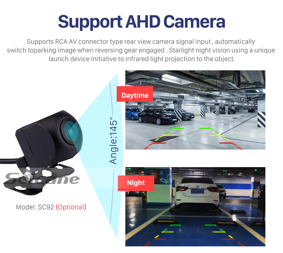 Seicane 10,1 pulgadas Android 10,0 para 2022 HONDA CIVIC sistema de navegación GPS estéreo con pantalla táctil Bluetooth compatible con cámara de visión trasera