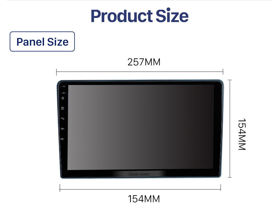 Seicane 10,1 pouces Android 10.0 HD Écran tactile pour 2010 AUDI A4 LHD avec prise en charge Carplay DSP intégrée Commande au volant Caméra AHD WIFI 4G