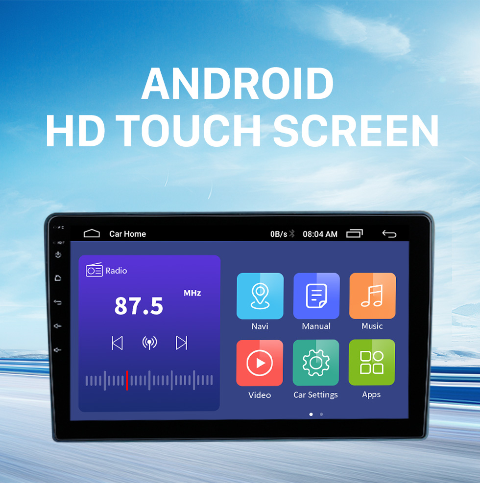 Seicane Tela sensível ao toque Android 10.0 HD de 10,1 polegadas para 2010 AUDI A4 LHD com suporte Carplay DSP integrado Controle de volante AHD câmera WIFI 4G