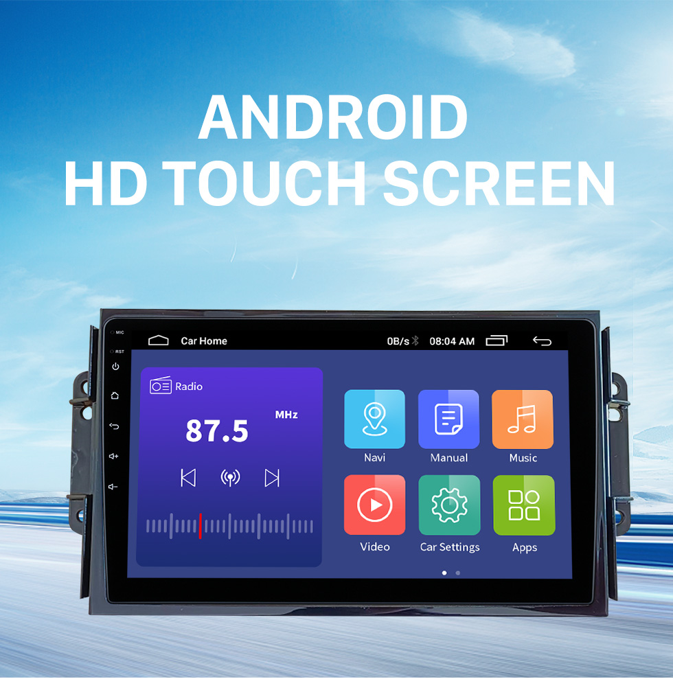 Seicane Android 10.0 de 9 polegadas para 2016 CHERY TIGGO 3 sistema de navegação GPS estéreo com suporte a tela de toque Bluetooth câmera retrovisor