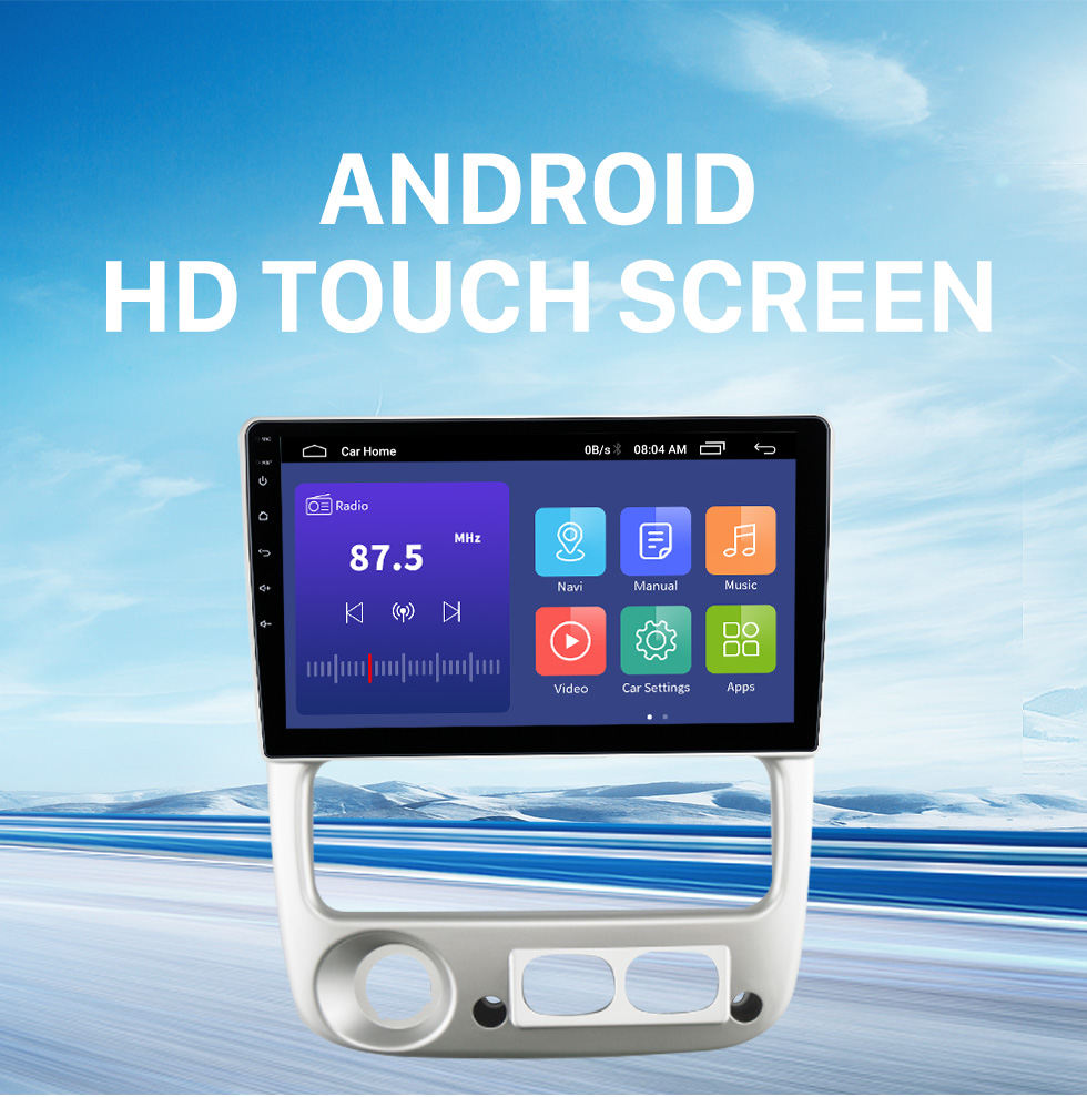 Seicane 9-дюймовый Android 10.0 для 2007-2010 DODGE CALIBER Стереосистема GPS-навигации с поддержкой сенсорного экрана Bluetooth Камера заднего вида