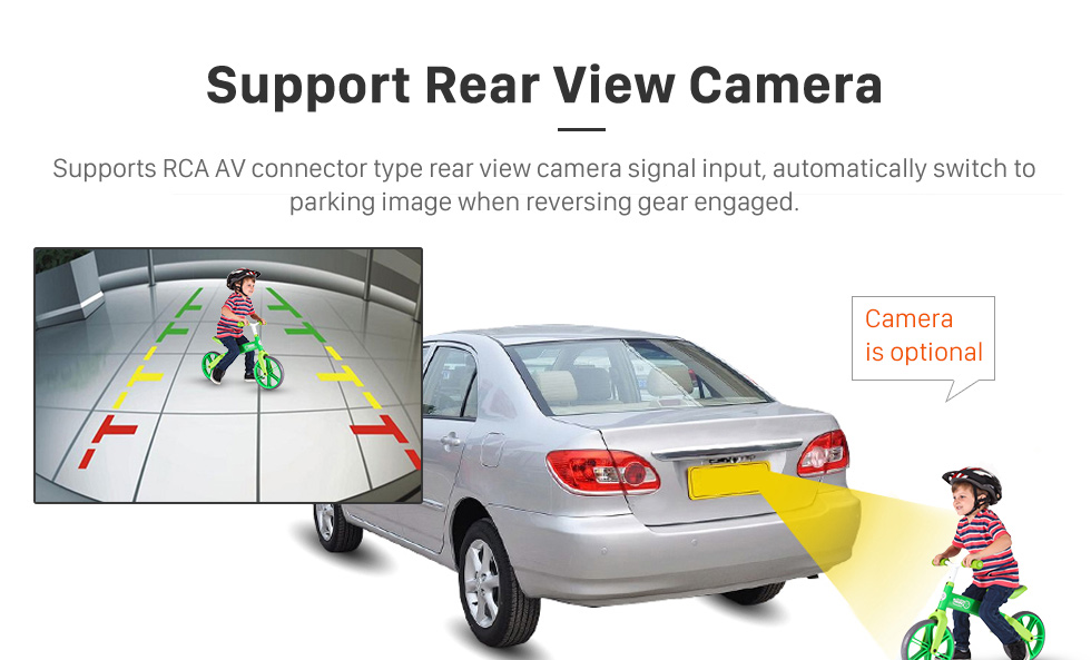 Seicane 9 pouces Android 11.0 pour 2021 Chevrolet N400 Système de navigation GPS stéréo avec prise en charge Bluetooth Carplay Caméra