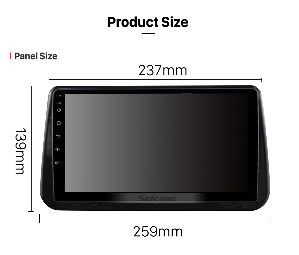 Seicane HD Touchscreen 9 inch Android 12.0 For 2021 Mazda 2 Radio GPS Navigation System Bluetooth Carplay support Backup camera