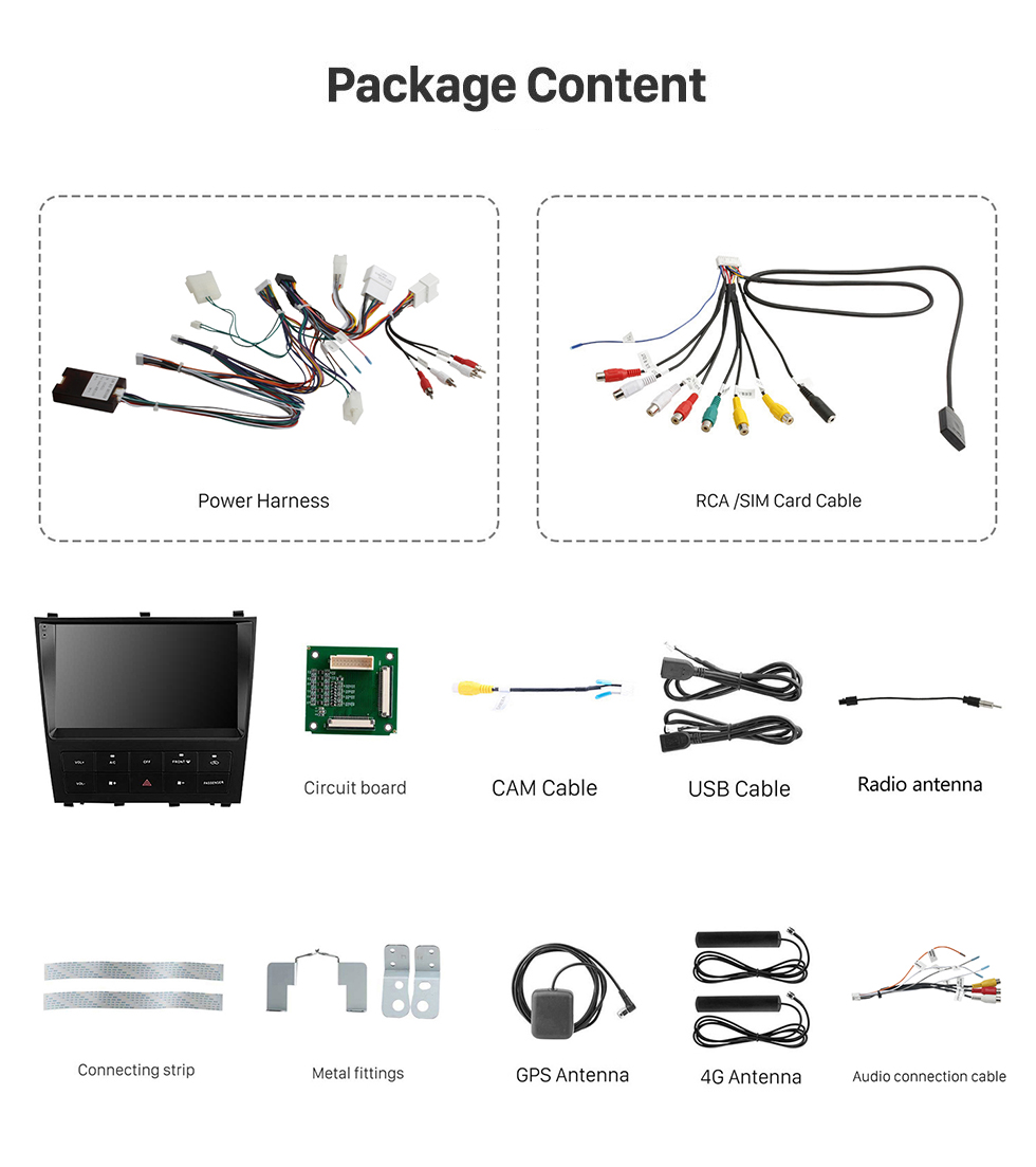 Seicane Tela de toque Android 13.0 Rádio para Lexus IS300 IS200 XE10 1999-2005 Toyota Altezza XE10 1998-2005 Atualização estéreo com suporte a Carplay DSP Câmera de visão traseira