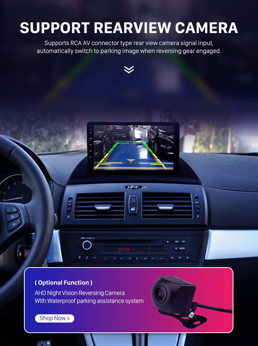 Seicane 9 Zoll Android 10.0 für BMW X3 2004-2012 Radio mit Bluetooth HD Touchscreen GPS Navigationssystem unterstützt Carplay DAB+