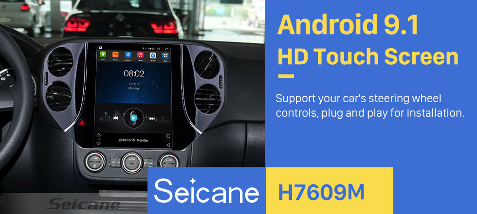 Seicane 9,7 pouces 2010 2012 2013 2014 2015 2016 VW Volkswagen Tiguan Android 9.1 Radio HD à écran tactile GPS Bluetooth voiture système Navi système 4G WiFi lien miroir caméra OBD2 caméra de recul Seicane 9,7 pouces 2010 2012 2013 2014 2015 2016 VW Volkswagen Tiguan Android 9.1 Radio HD à écran tactile GPS Bluetooth voiture système Navi système 4G WiFi lien miroir caméra OBD2 caméra de recul