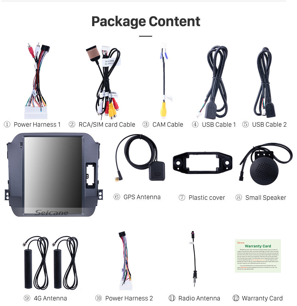 Seicane OEM 9.7 inch Car GPS Radio HD Touchscreen Android 9.1 Stereo for 2011 2012 2013 2014 2015 2016 2017 KIA SportageR Navigation system Bluetooth Wifi Mirror Link USB support DVD Player Carplay 4G Seicane OEM 9.7 inch Car GPS Radio HD Touchscreen Android 9.1 Stereo for 2011 2012 2013 2014 2015 2016 2017 KIA SportageR Navigation system Bluetooth Wifi Mirror Link USB support DVD Player Carplay 4G