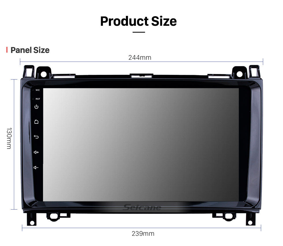 Seicane 9 inch Pure Android 8.1 In Dash GPS Navigation System for 2004-2012 Mercedes Benz B W245 B150 B160 B170 B180 B200 B55 Radio Bluetooth WiFi 1024*600 HD Touchscreen Seicane 9 inch Pure Android 8.1 In Dash GPS Navigation System for 2004-2012 Mercedes Benz B W245 B150 B160 B170 B180 B200 B55 Radio Bluetooth WiFi 1024*600 HD Touchscreen