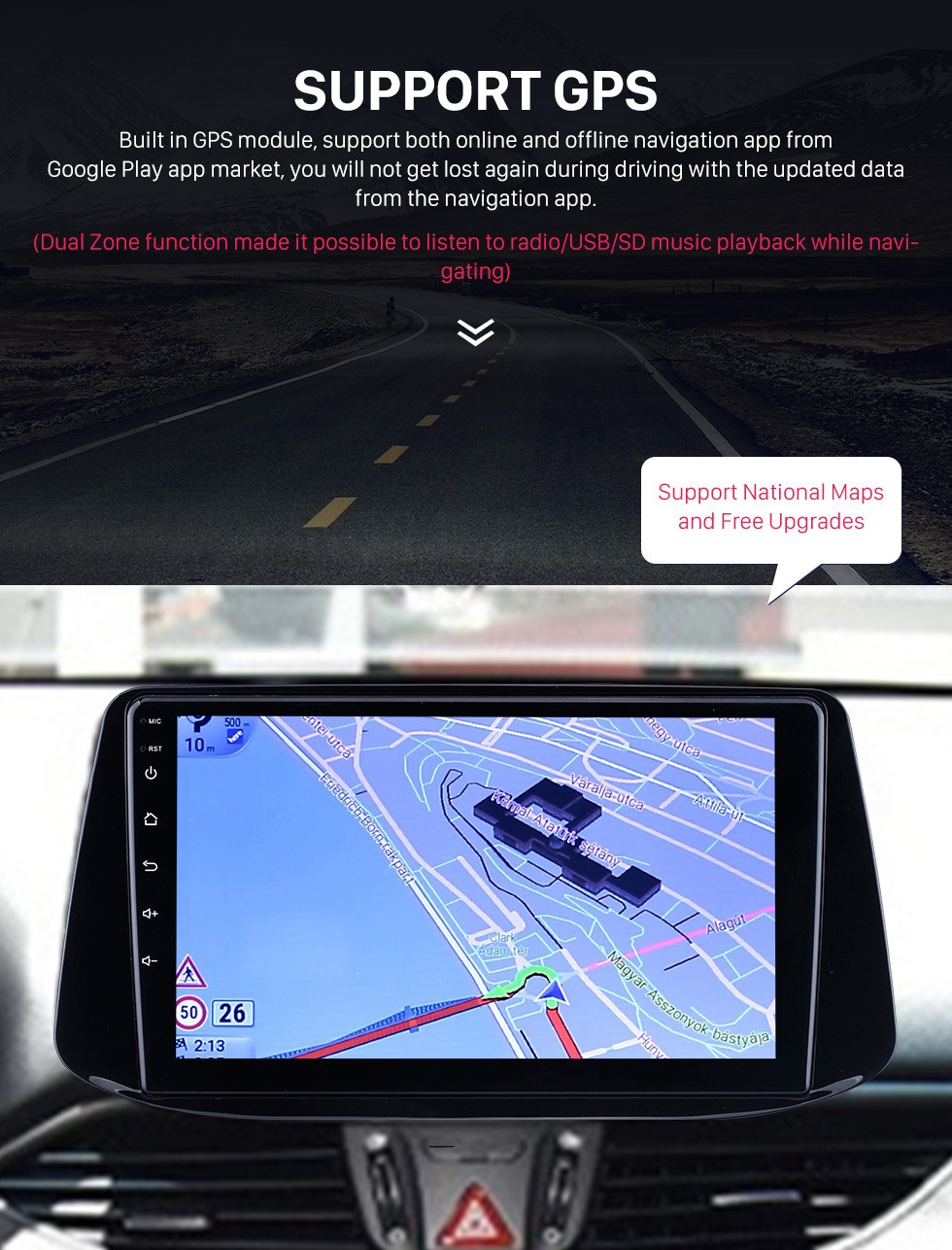 Seicane 9 polegadas Android 10.0 HD Touchscreen Carplay para 2018 Hyundai i-30 Unidade principal Bluetooth GPS Navegação Rádio Suporte Mirror Link 4G WiFi Seicane 9 polegadas Android 10.0 HD Touchscreen Carplay para 2018 Hyundai i-30 Unidade principal Bluetooth GPS Navegação Rádio Suporte Mirror Link 4G WiFi
