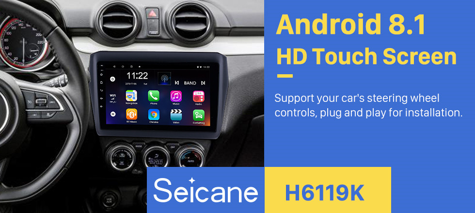 Seicane OEM 9 inch Android 8.1 HD Touchscreen Bluetooth Radio for 2017 Suzuki Swift with GPS Navigation USB FM auto stereo Wifi AUX support DVR TPMS Backup Camera OBD2 SWC Seicane OEM 9 inch Android 8.1 HD Touchscreen Bluetooth Radio for 2017 Suzuki Swift with GPS Navigation USB FM auto stereo Wifi AUX support DVR TPMS Backup Camera OBD2 SWC