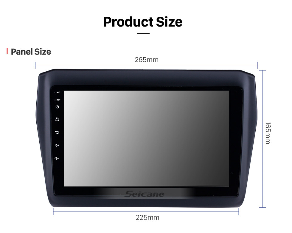 Seicane OEM 9 inch Android 8.1 HD Touchscreen Bluetooth Radio for 2017 Suzuki Swift with GPS Navigation USB FM auto stereo Wifi AUX support DVR TPMS Backup Camera OBD2 SWC Seicane OEM 9 inch Android 8.1 HD Touchscreen Bluetooth Radio for 2017 Suzuki Swift with GPS Navigation USB FM auto stereo Wifi AUX support DVR TPMS Backup Camera OBD2 SWC