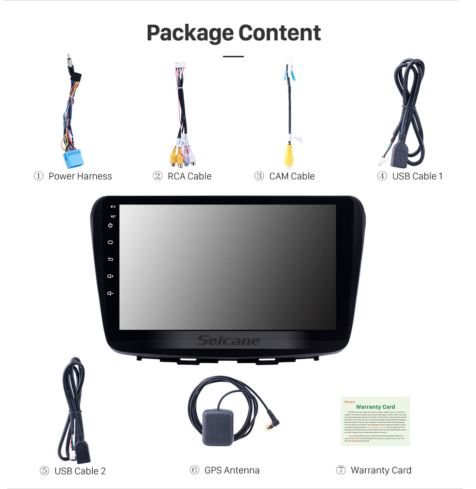 Seicane Android 8.1 2016 Suzuki Baleno no painel de rádio Sistema de navegação GPS Bluetooth 3G WIFI OBD2 Mirror Link Steering Wheel Control Seicane Android 8.1 2016 Suzuki Baleno no painel de rádio Sistema de navegação GPS Bluetooth 3G WIFI OBD2 Mirror Link Steering Wheel Control