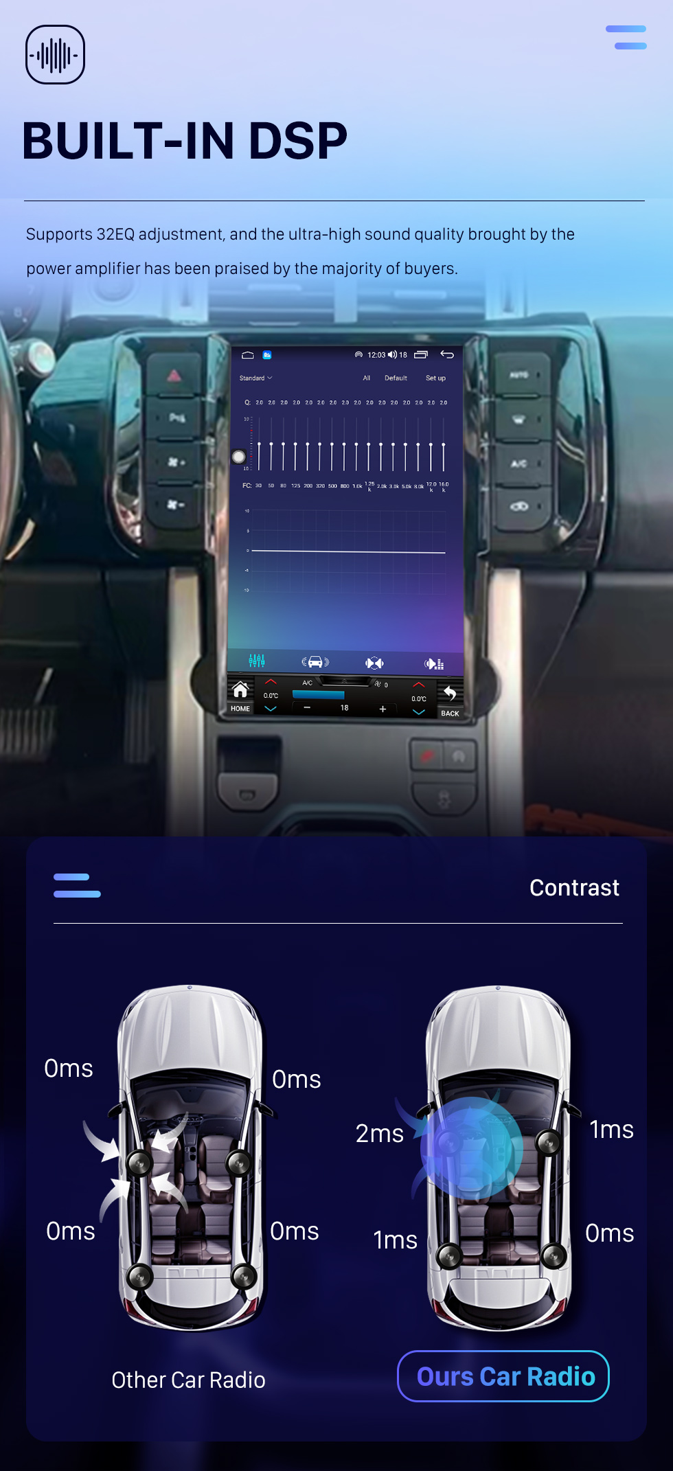 Seicane OEM 12.1 pulgadas Android 10.0 para 2014 2015 2016 2017 2018 Landrover Evoque Radio Sistema de navegación GPS con pantalla táctil HD Soporte Bluetooth Carplay OBD2 DVR TPMS