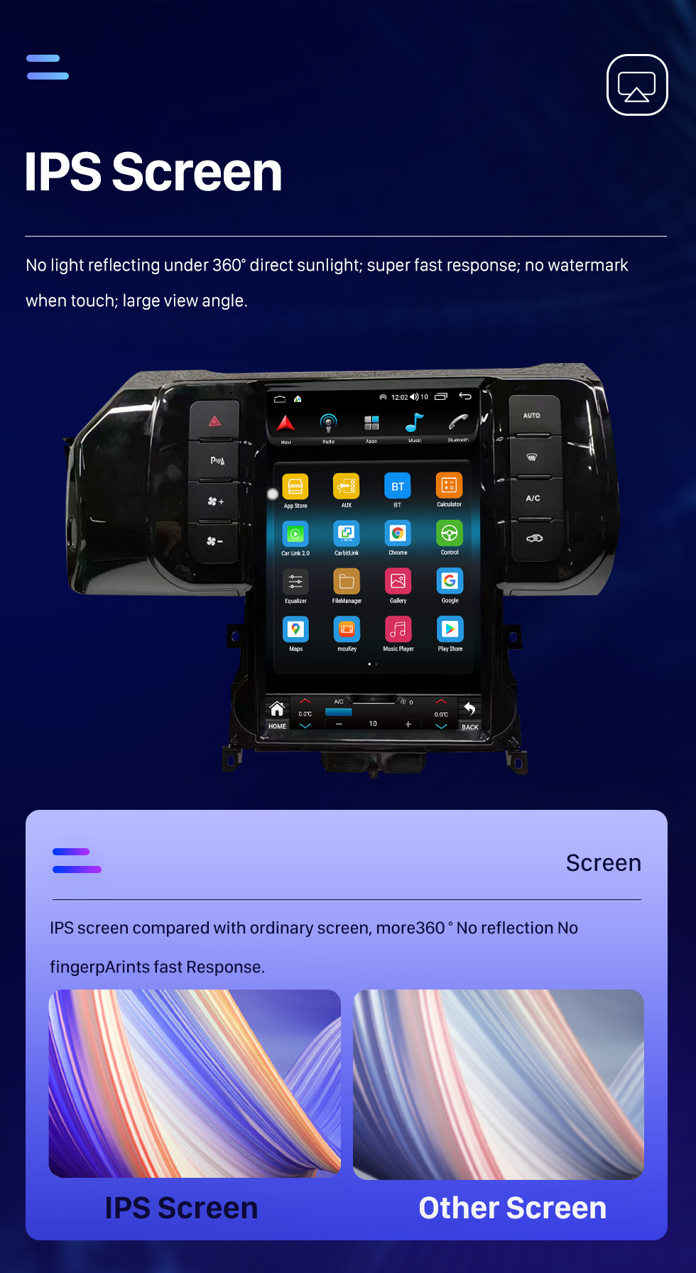 Seicane OEM 12,1 pouces Android 10.0 pour 2014 2015 2016 2017 2018 Landrover Evoque Radio Système de navigation GPS avec écran tactile HD Prise en charge Bluetooth Carplay OBD2 DVR TPMS