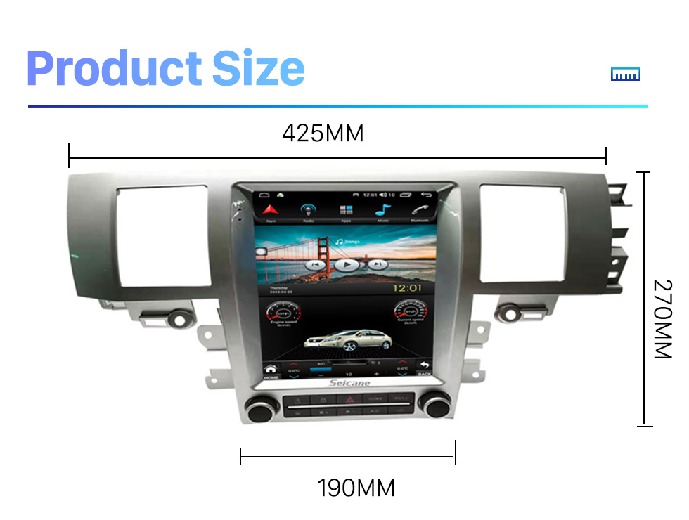 Seicane 9,7&amp;quot; Touchscreen Android 10.0 Stereo für 2008 2009-2015 Jaguar XF mit integriertem Carplay DSP UKW/MW-Radio Bluetooth-Unterstützung Lenkradsteuerung 360°-Kamera