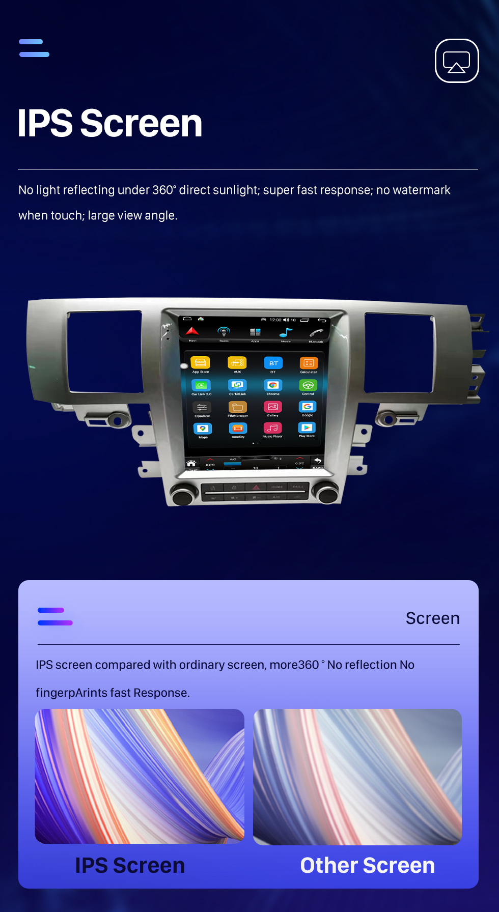 Seicane Pantalla táctil de 9.7&amp;quot; Android 10.0 Estéreo para 2008 2009-2015 Jaguar XF con Carplay DSP incorporado Radio FM/AM Soporte Bluetooth Control del volante Cámara de 360°