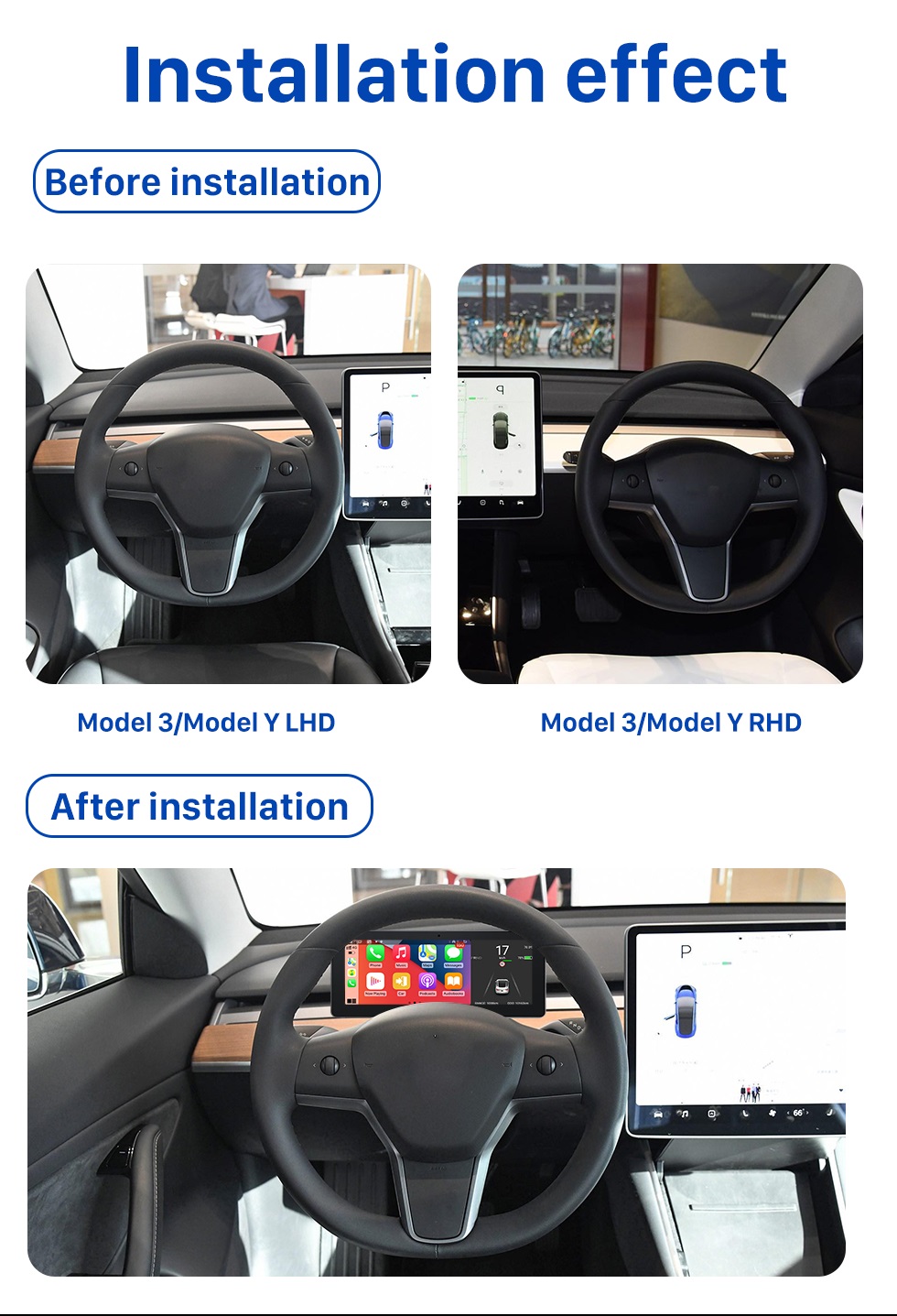 Seicane 9 Zoll Android 11.0 für 2010 FORD FUSION Stereo-GPS-Navigationssystem mit Bluetooth OBD2 DVR