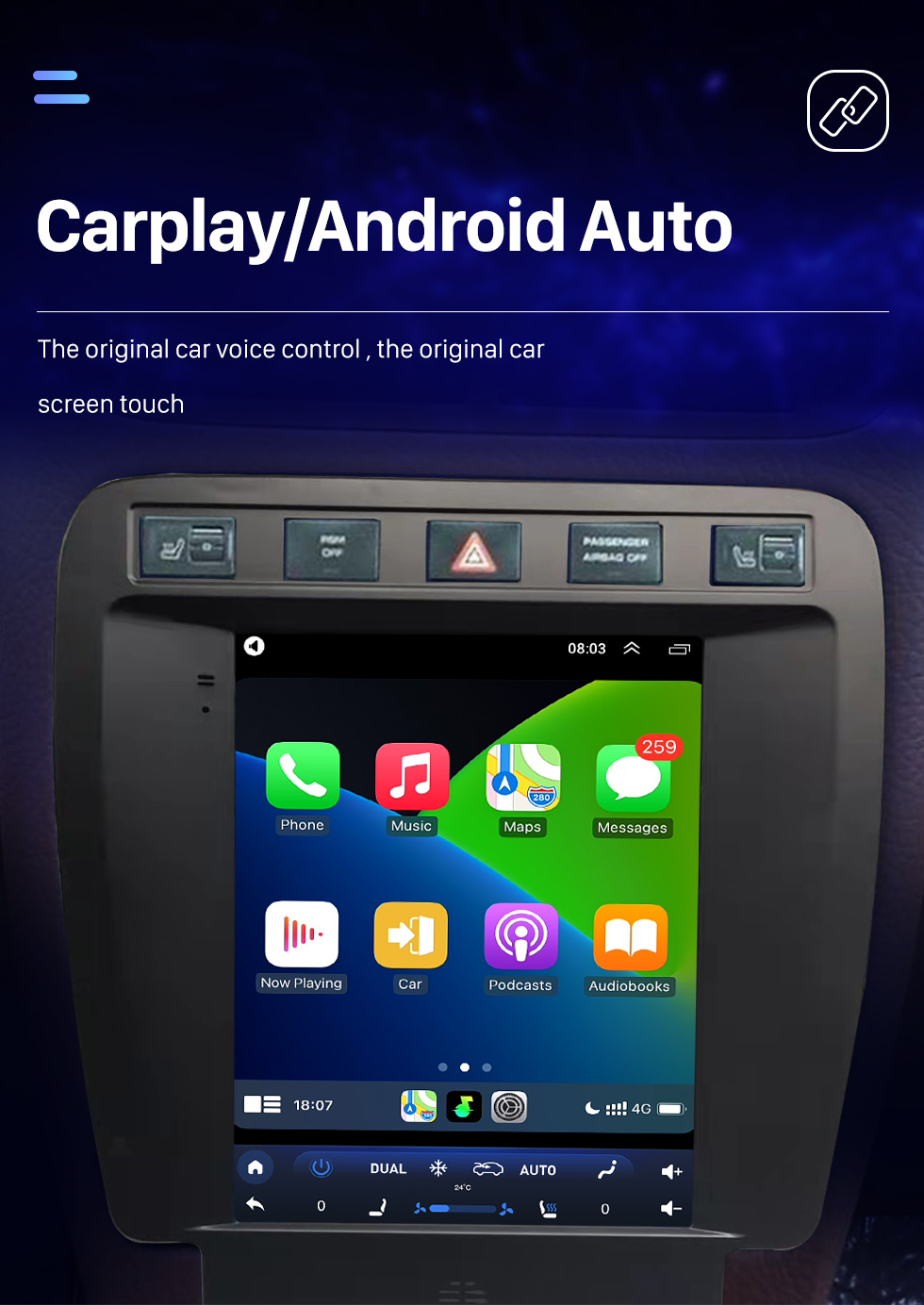 Seicane Estéreo de coche con pantalla táctil Tesla de 9,7 pulgadas para Porsche Cayenne 2003-2010 Radio Android Auto Carplay actualización con sistema de navegación Seicane Estéreo de coche con pantalla táctil Tesla de 9,7 pulgadas para Porsche Cayenne 2003-2010 Radio Android Auto Carplay actualización con sistema de navegación
