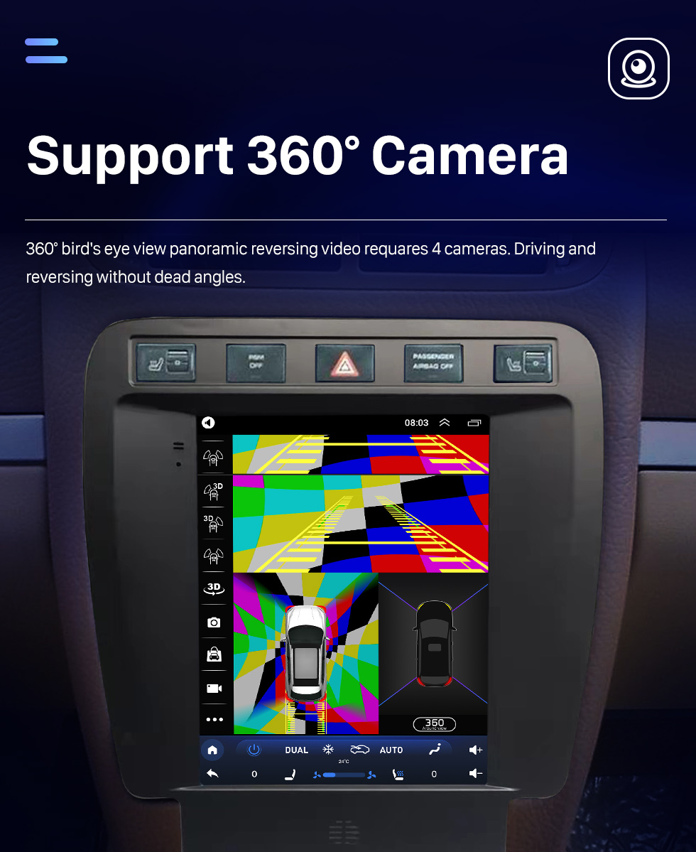Seicane Estéreo de coche con pantalla táctil Tesla de 9,7 pulgadas para Porsche Cayenne 2003-2010 Radio Android Auto Carplay actualización con sistema de navegación Seicane Estéreo de coche con pantalla táctil Tesla de 9,7 pulgadas para Porsche Cayenne 2003-2010 Radio Android Auto Carplay actualización con sistema de navegación