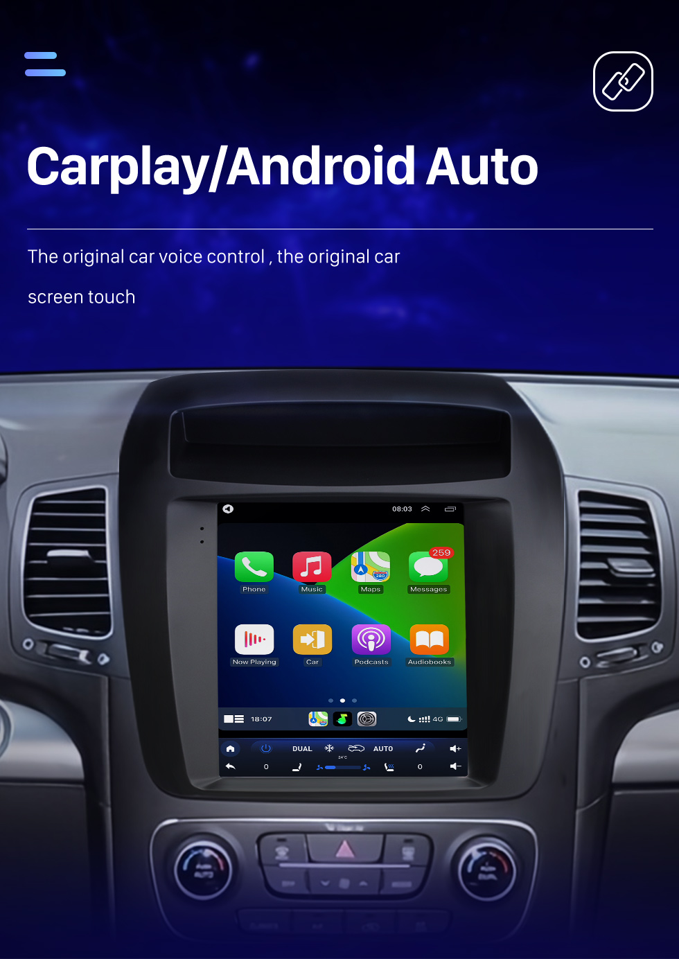 Seicane Best Android Radio for 2013 2014 Kia Sorento Stereo System with GPS Navigation Bluetooth Carplay support Backup Camera TPMS External OBDⅡ Seicane Best Android Radio for 2013 2014 Kia Sorento Stereo System with GPS Navigation Bluetooth Carplay support Backup Camera TPMS External OBDⅡ