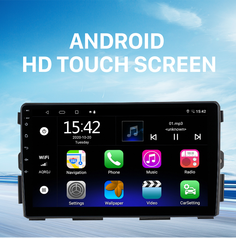 Seicane 10,1 pulgadas Android 10,0 para 2018-2022 Kia Ceed 3 CD sistema de navegación GPS estéreo con pantalla táctil Bluetooth compatible con cámara de visión trasera