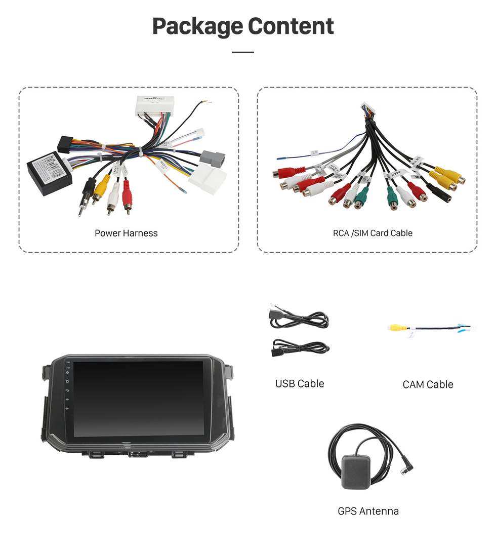 Seicane 10,1-Zoll-HD-Touchscreen-Stereoanlage für 2021 Nissan Terra-Radioersatz mit GPS-Navigation, Bluetooth, Carplay, FM/AM-Radio-Unterstützung, Rückfahrkamera, WLAN