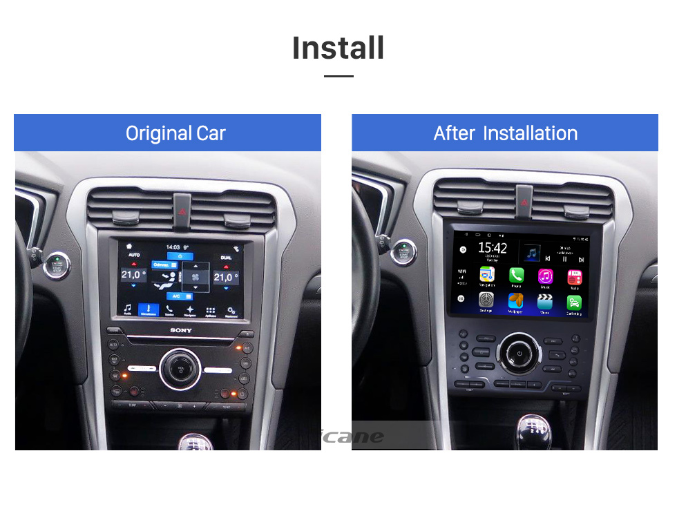 Seicane Android 12.0 de 10,1 polegadas para 2019 NISSAN SUNNY LHD Sistema de navegação GPS estéreo com suporte para tela de toque Bluetooth Câmera retrovisora