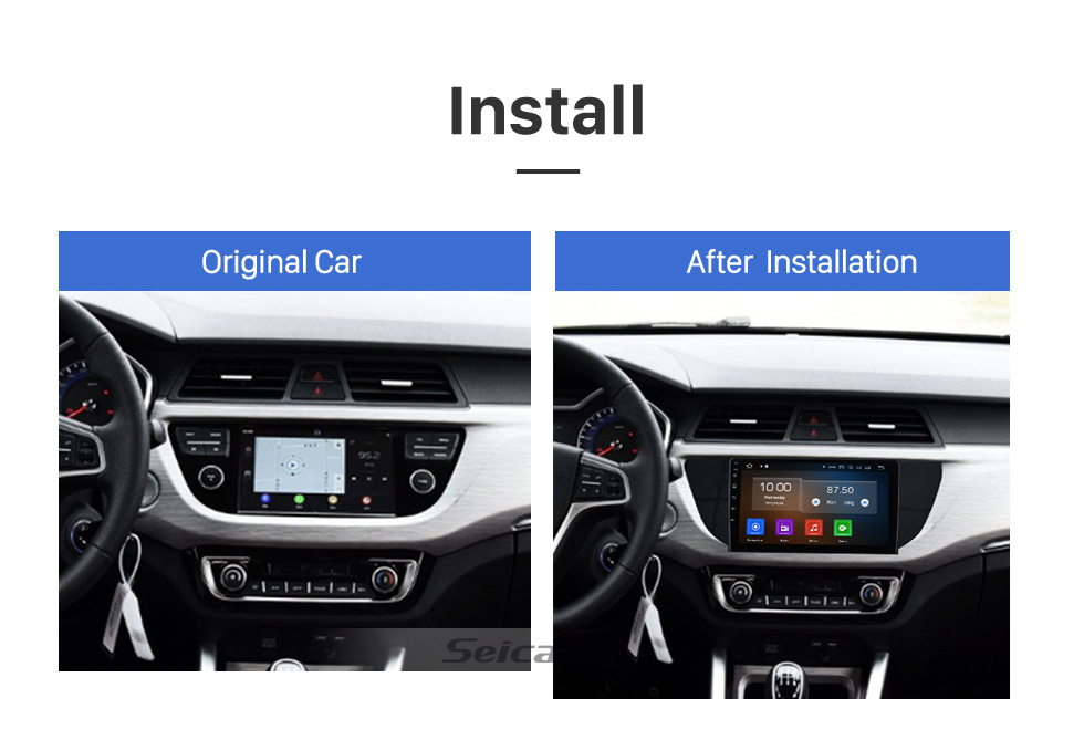 Seicane Pantalla táctil HD de 9 pulgadas Android 12.0 para 2009 2010 2011 2012 CHEVROLET ORLANDO Radio Sistema de navegación GPS Bluetooth Carplay compatible con cámara de respaldo