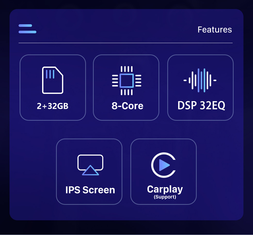 Seicane Rádio de navegação GPS Android 10.0 de 9,7 polegadas para 2015 2016 2017 2018 2019 2020 2021 Ford Mustang com HD Touchscreen Bluetooth AUX suporte Carplay OBD2