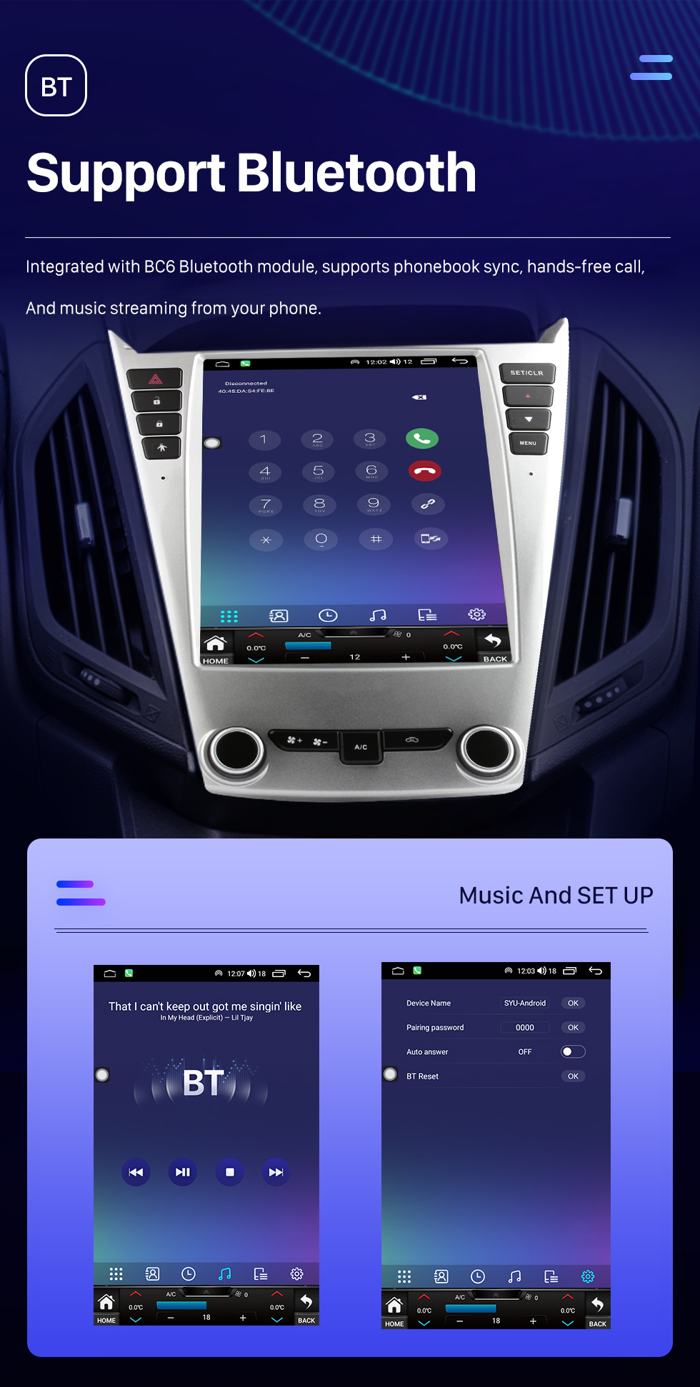 Seicane OEM 9,7 Zoll Android 10.0 für 2010 2011 2012–2017 Chevy Chevrolet Equinox Radio GPS Navigationssystem mit HD Touchscreen Bluetooth Carplay Unterstützung OBD2 DVR TPMS