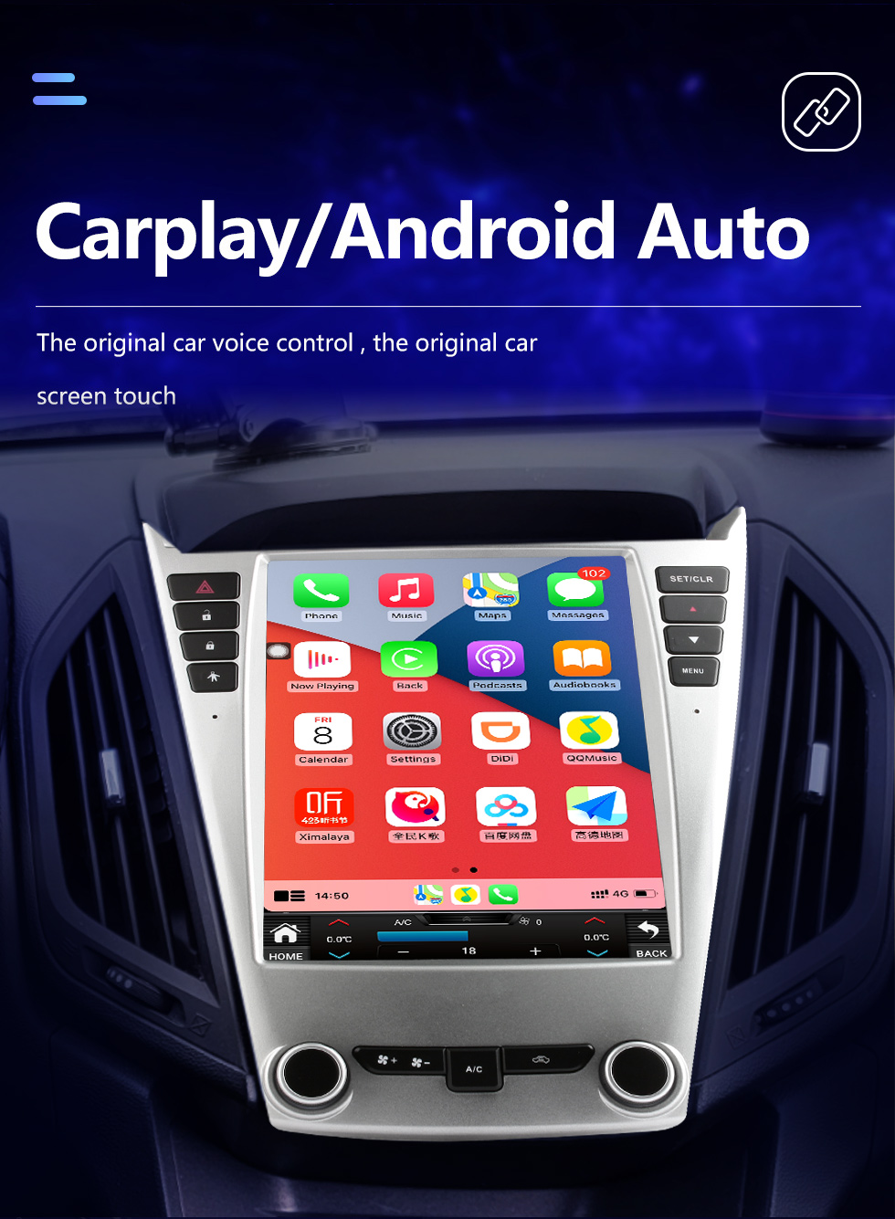 Seicane OEM 9,7 polegadas Android 10.0 para 2010 2011 2012-2017 Chevy Chevrolet Equinox Radio GPS Navigation System Com HD Touchscreen Bluetooth Carplay suporte OBD2 DVR TPMS