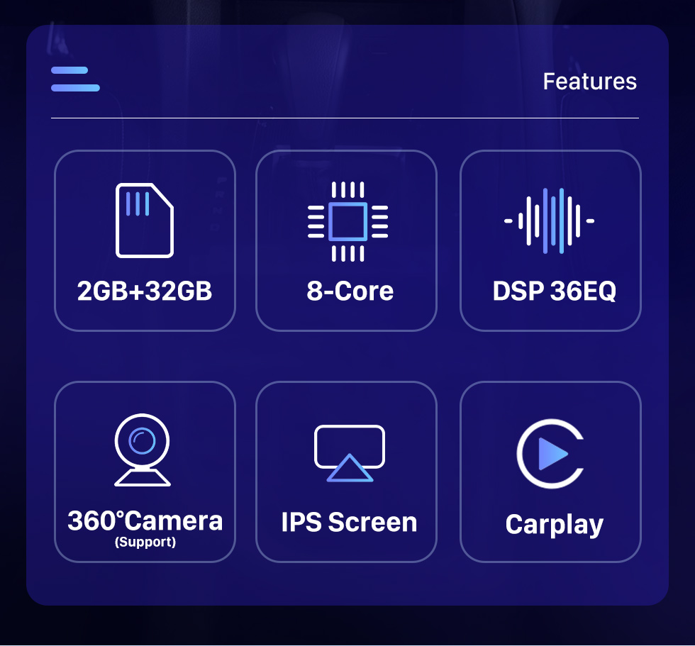 Seicane Rádio de navegação GPS Android 10.0 de 9,7 polegadas para 2016 JMC YUSHENG S350 YUHU com HD Touchscreen Bluetooth AUX suporte Carplay OBD2