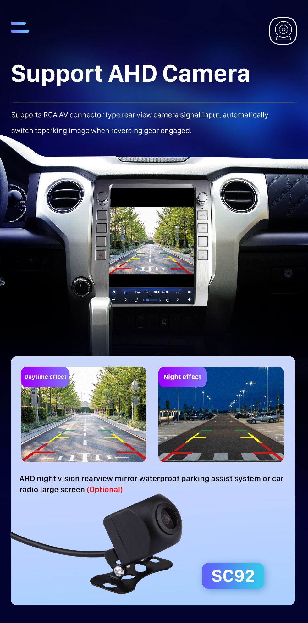 Seicane Carplay OEM 12.1 pulgadas Android 10.0 para 2014-2018 TOYOTA TUNDRA Radio Android Auto Sistema de navegación GPS con pantalla táctil HD Soporte Bluetooth OBD2 DVR Seicane Carplay OEM 12.1 pulgadas Android 10.0 para 2014-2018 TOYOTA TUNDRA Radio Android Auto Sistema de navegación GPS con pantalla táctil HD Soporte Bluetooth OBD2 DVR