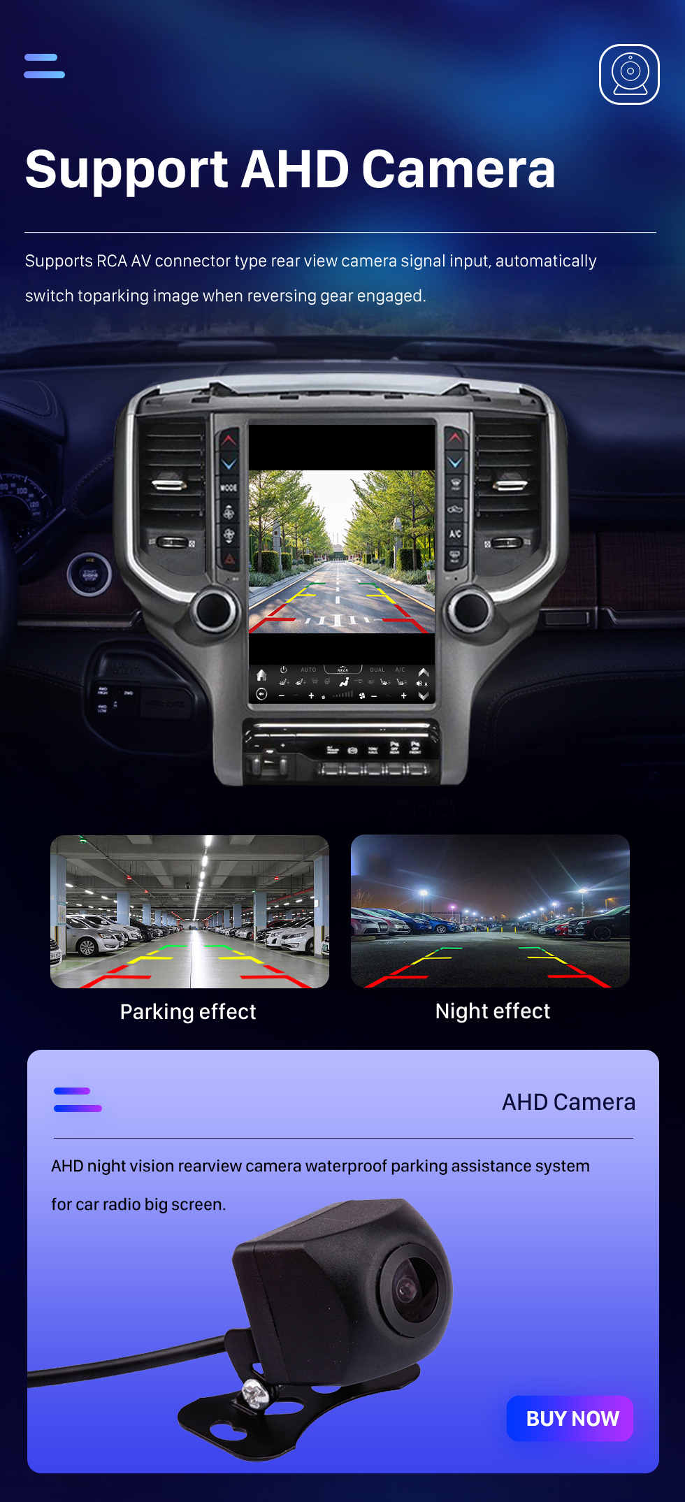 Seicane Carplay OEM 12.1 pulgadas Android 10.0 para 2019 2020 2021 Dodge RAM Radio Sistema de navegación GPS automático Android con pantalla táctil HD Soporte Bluetooth OBD2 DVR