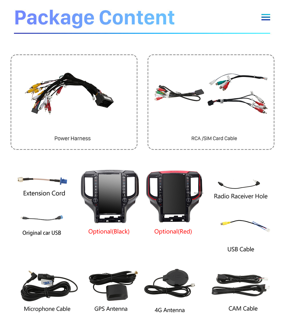 Seicane Carplay OEM 12,1 polegadas Android 10.0 para 2019 2020 2021 Dodge RAM Radio Android Auto Sistema de navegação GPS com tela sensível ao toque HD com suporte para Bluetooth OBD2 DVR Seicane Carplay OEM 12,1 polegadas Android 10.0 para 2019 2020 2021 Dodge RAM Radio Android Auto Sistema de navegação GPS com tela sensível ao toque HD com suporte para Bluetooth OBD2 DVR
