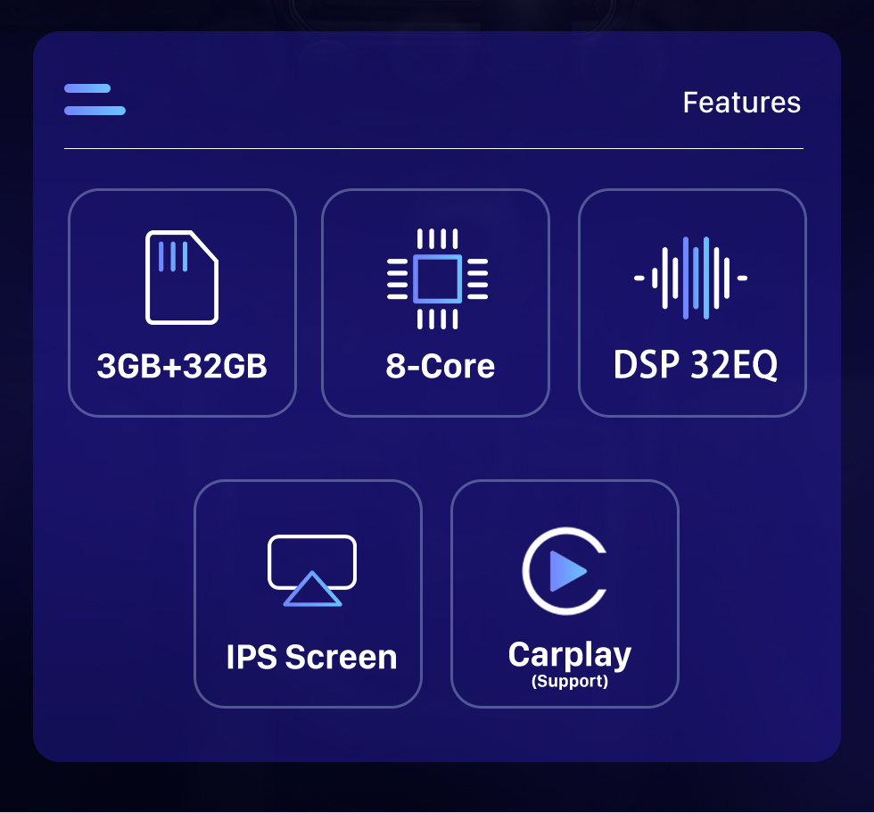 Seicane Carplay 13,6 pouces Android 10.0 Multimédia à écran tactile pour 2018-2021 JEEP WRANGLER Radio Android Auto avec système de navigation GPS Prise en charge Bluetooth Caméra de recul WIFI OBD2