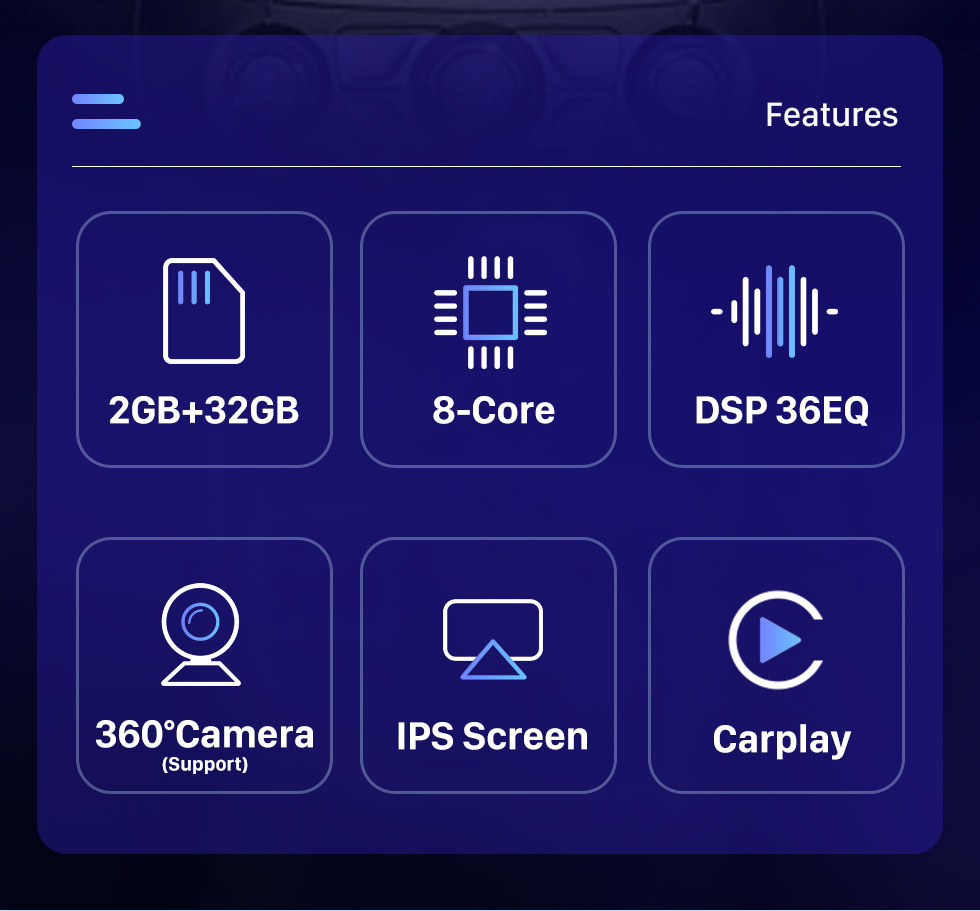 Seicane Carplay OEM 9,7 Zoll Android 10.0 für 2012-2014 Dodge JCUV Freemont Radio GPS Navigationssystem Android Auto mit HD Touchscreen Bluetooth Unterstützung OBD2 DVR