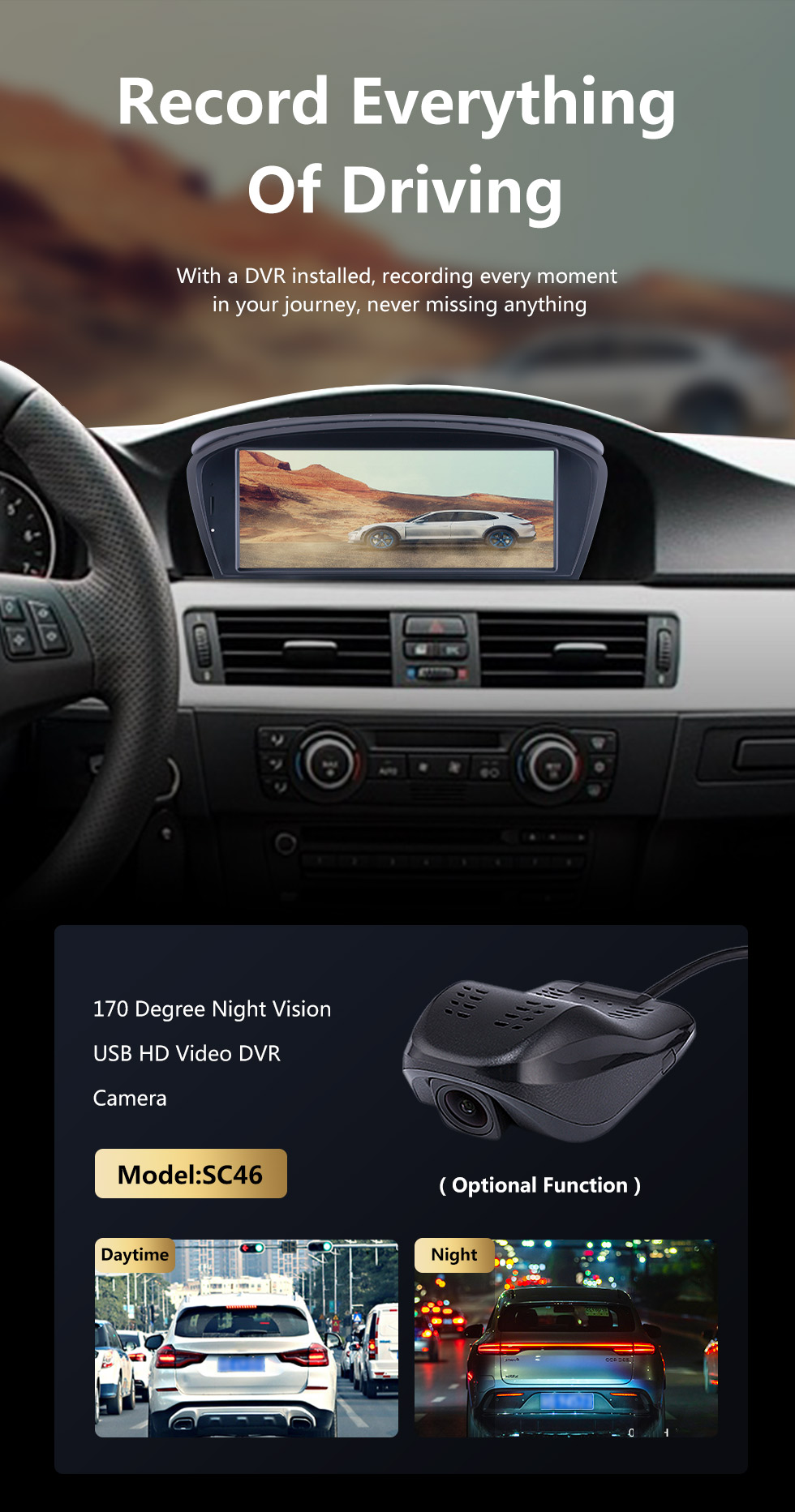 Seicane HD Touchscreen 8.8 inch for 2006-2010 2011 2012 BMW 5 3 Series E60 E61 E62 E63 E90 E91 E92 E93 Radio Android 11.0 GPS Navigation System with Bluetooth support Carplay