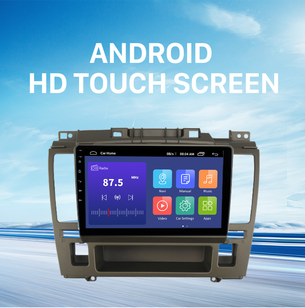 Seicane Écran tactile Android 10.0 HD de 9 pouces pour Toyota Matrix LHD 2009-2014 avec prise en charge Carplay DSP intégrée Commande au volant Caméra AHD WIFI 4G