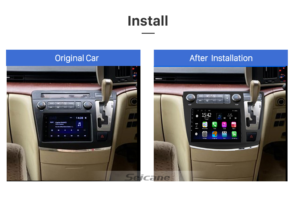 Seicane OEM Android 13.0 para 2008-2014 Chevrolet Cruze Radio Sistema de navegación GPS con pantalla táctil HD de 7 pulgadas Soporte Bluetooth Carplay OBD2 Cámara de respaldo