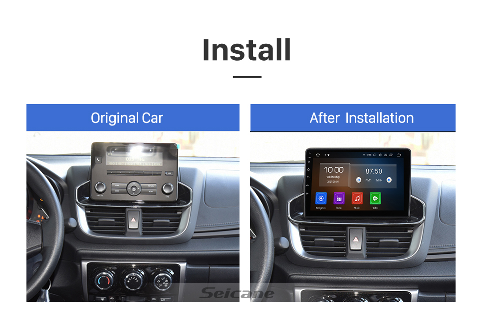 Seicane Autoradio Carplay 9 pouces Android 13.0 pour TOYOTA VIOS YARIS L 2019-2020 Navigation GPS Android Auto Prise en charge DAB + OBDII WiFi Commande au volant Seicane Autoradio Carplay 9 pouces Android 13.0 pour TOYOTA VIOS YARIS L 2019-2020 Navigation GPS Android Auto Prise en charge DAB + OBDII WiFi Commande au volant