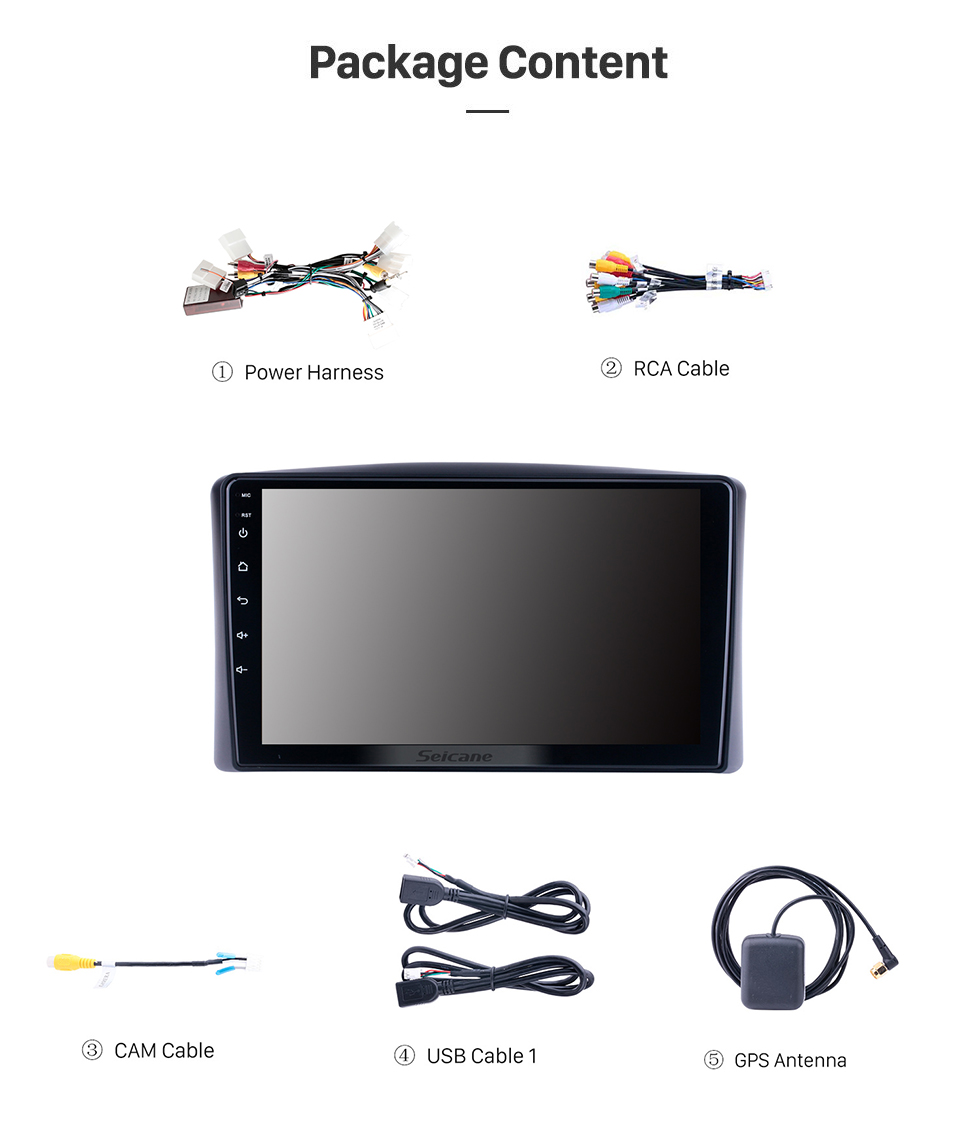 Seicane Para 1998-2005 Toyota Land Cruise VX Radio 9 pulgadas Android 13.0 HD Pantalla táctil Bluetooth con sistema de navegación GPS Soporte Carplay Cámara de respaldo Seicane Para 1998-2005 Toyota Land Cruise VX Radio 9 pulgadas Android 13.0 HD Pantalla táctil Bluetooth con sistema de navegación GPS Soporte Carplay Cámara de respaldo
