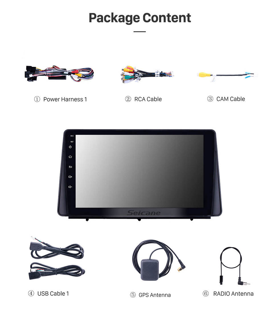 Seicane 9 Zoll Android 11.0 für 2019 FORD FOCUS GPS Navigationsradio mit Bluetooth HD Touchscreen Unterstützung TPMS DVR Carplay Kamera DAB+ Seicane 9 Zoll Android 11.0 für 2019 FORD FOCUS GPS Navigationsradio mit Bluetooth HD Touchscreen Unterstützung TPMS DVR Carplay Kamera DAB+